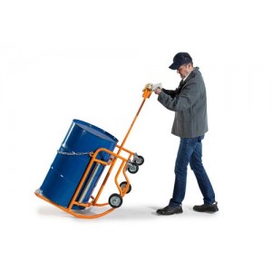 Prekucnik za sode Secu Plus z vzvodom, prašno lakirano jeklo, za jeklene/plastične sode