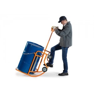 Prekucnik za sode Secu Plus z vzvodom, prašno lakirano jeklo, za jeklene/plastične sode