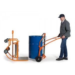 Prekucnik za sode Secu Plus z vzvodom, prašno lakirano jeklo, za jeklene/plastične sode