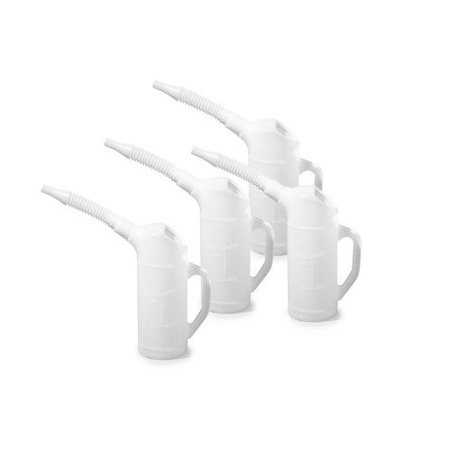 Merilni vrč (PE) z gibljivim izlivom, 0,5 l, 4 kosi