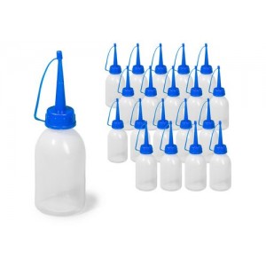 Plastenka s kapalko (PE), 125 ml, 20 kosov