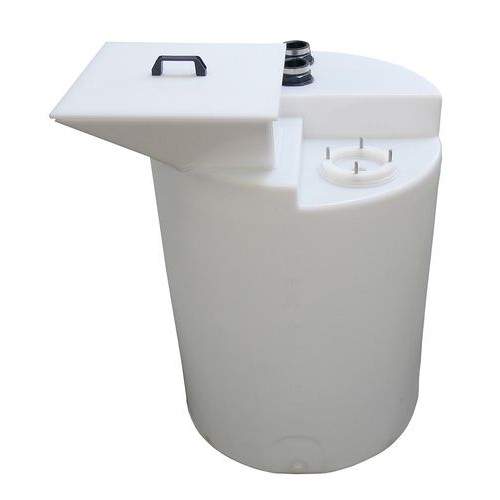 Polnilni lijak iz polietilena (PE) s pokrovom, za dozirne posode prostornine 200 litrov ali več