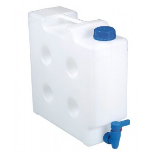 Prostorsko varčen kanister z navojnim priključkom, 10 litrov