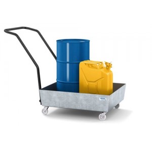 Mobilna lovilna posoda classic-line 60l, pocinkana, brez rešetke