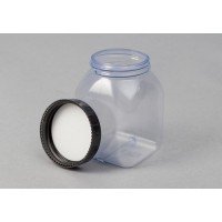 Plastenke s širokim grlom iz PVC, 500 ml, 16 kosov