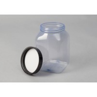 Plastenke s širokim grlom iz PVC, 1000 ml, 16 kosov