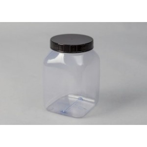 Plastenke s širokim grlom iz PVC, 1000 ml, 16 kosov