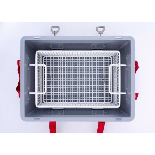 Transportni box za Li-ion baterije PP, 28 l, S-Box 1 Advanced, polnilni material PyroBubbles®