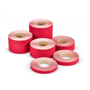 M2 - protizdrsna oznaka, univerzalna, rdeča, rola 150 mm x 18,3 m