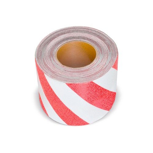 M2 - protizdrsna opozorilna oznaka, rdeče/bela, rola 150 mm x 18,3 m