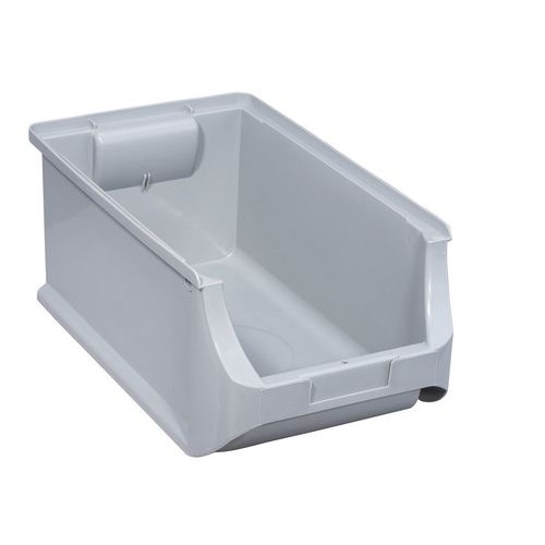 Zabojček PRO-LINE A4, PP, 205 x 355 x 150 mm, siv, PU = 12 kos