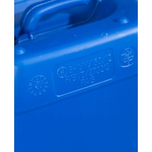 Plastični kanister iz polietilena (PE), antistatičen, 12 litrov, moder