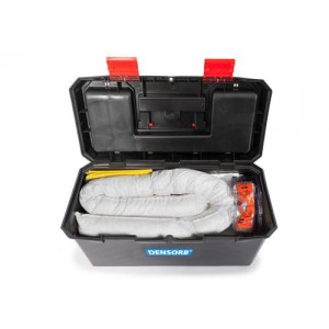 DENSORB komplet veziv za ukrepanje ob razlitju olja, v kovčku