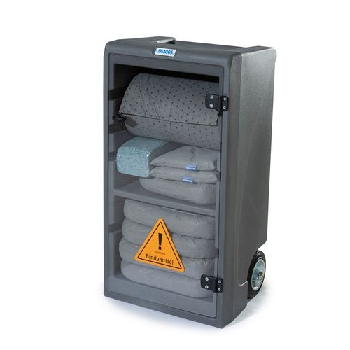 DENSORB komplet za ukrepanje ob razlitju, univerzalni, v vozičku