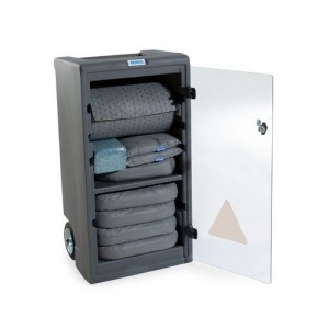 DENSORB komplet za ukrepanje ob razlitju, univerzalni, v vozičku