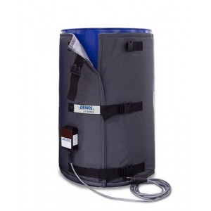 Grelni plašč DENIOS pro-line, digitalni regulator temperature, za sod 200 l