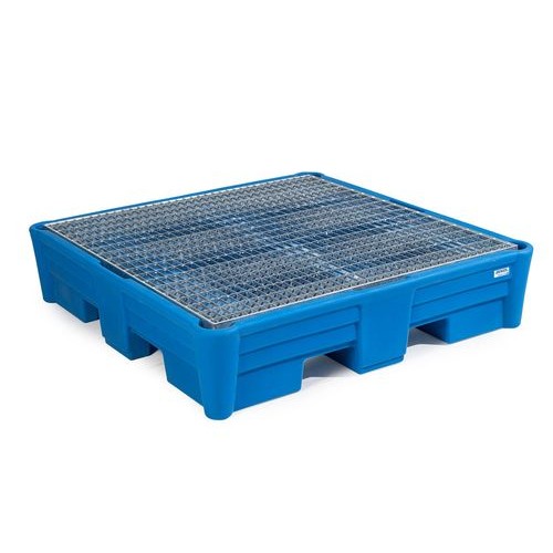 Lovilna posoda classic-line za 4 sode, s pocinkano rešetko, 1330x1330x295