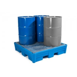 Lovilna posoda classic-line za 4 sode, s pocinkano rešetko, 1330x1330x295