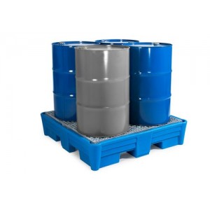 Lovilna posoda classic-line za 4 sode, s pocinkano rešetko, 1330x1330x295