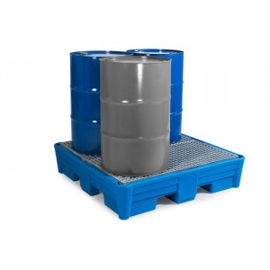 Lovilna posoda classic-line za 4 sode, s pocinkano rešetko, 1330x1330x295