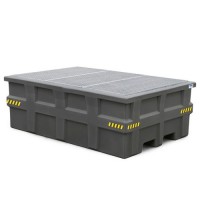 Lovilna posoda pro-line za 1 IBC, s pocinkano rešetko