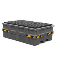 Lovilna posoda pro-line za 1 IBC, s PE rešetko