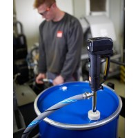 Akumulatorska črpalka B2 iz nerjavečega jekla, za kisline/baze, 260 W, globina potopitve 1000 mm, cev 1,5 m, šoba