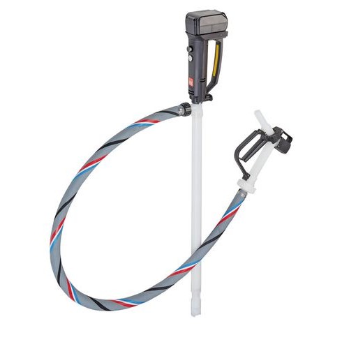 Akumulatorska črpalka B2 iz PVDF, za agresivne kisline, 260 W, globina potopitve 500 mm, cev 1,5 m, šoba