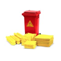 DENSORB komplet veziv za ukrepanje ob razlitju, zabojnik s kolesi B 12, za kemikalije