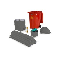 DENSORB komplet za ukrepanje ob razlitju v rdečem zabojniku B 36, univerzalna izvedba