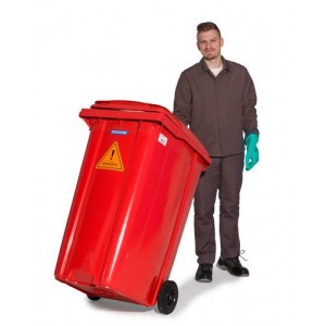 DENSORB komplet za ukrepanje ob razlitju v rdečem zabojniku B 36, univerzalna izvedba