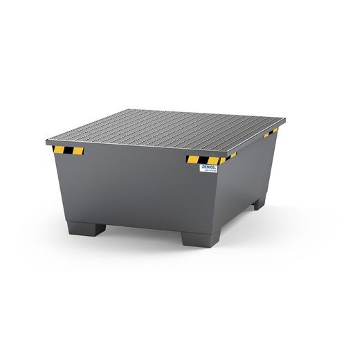 Lovilna posoda pro-line za 1 IBC, barvana, z rešetko