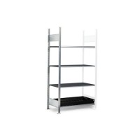 Regal GKG 1060 pro za nevarne snovi, PE pladenj, PE rešetka, 1012 x 637 x 2000 mm, dodatna enota