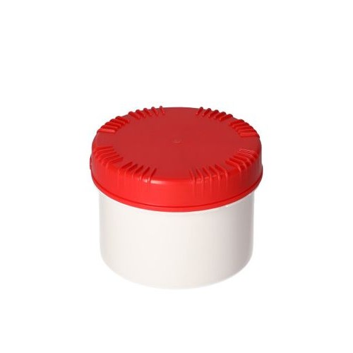 Plastični kozarci iz HDPE s pokrovom, 500 ml, 10 kosov