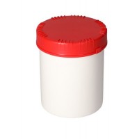 Plastični kozarci iz HDPE s pokrovom, 1500 ml, 5 kosov