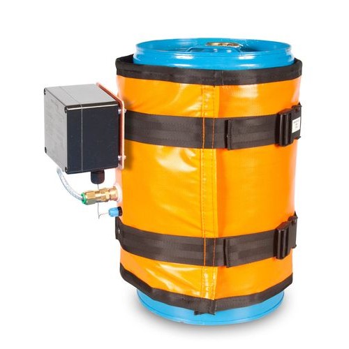 Grelni plašč za 30 l sode, protieksplozijska zaščita T4, termostat 0 - 50°C, 870 - 1020 mm, 90 vatov