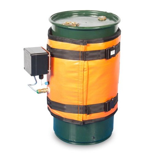 Grelni plašč za 60 l sode, protieksplozijska zaščita T4, termostat 0 - 50°C, 1100 - 1250 mm, 130 vatov