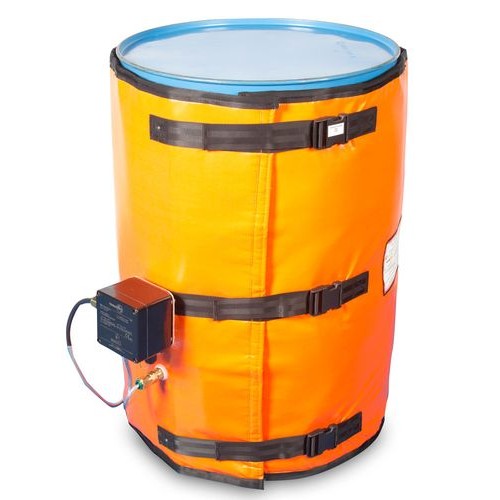 Grelni plašč za 200 l sode, protieksplozijska zaščita T4, termostat 0 - 50°C, 1800 - 1950 mm, 540 vatov