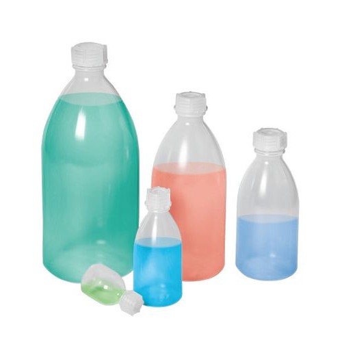 Plastenke z ozkim grlom iz LDPE, 1000 ml, 12 kosov