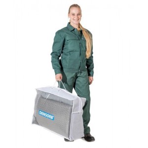 DENSORB komplet za ukrepanje ob razlitju, v prozorni torbi, univerzalna izvedba, 76 l