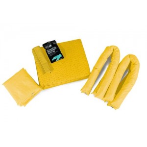 DENSORB komplet veziva za nujne primere  v prozorni torbi, posebna izvedba, 76 l