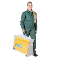 DENSORB komplet veziva za nujne primere  v prozorni torbi, posebna izvedba, 76 l