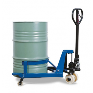 Paletni voziček za 205 l sode, z objemko za sode, višina dviga 0-110 mm